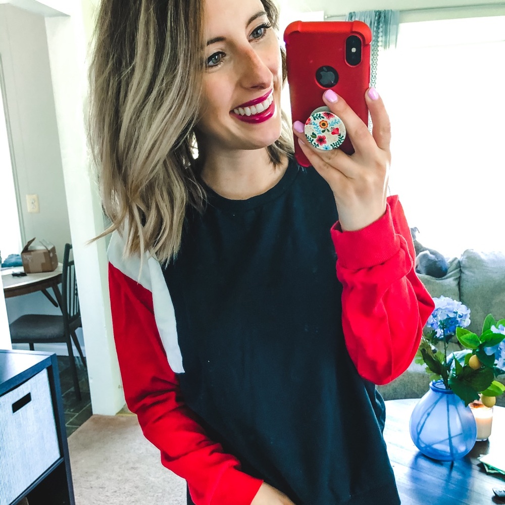 H&M Divided Block Color Sweater Small - Picture 4 of 5